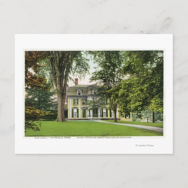 Vy över Elm Knoll, där längtan bor Vykort (Framsida)