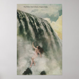 Vy över en kvinna i Flalls Poster