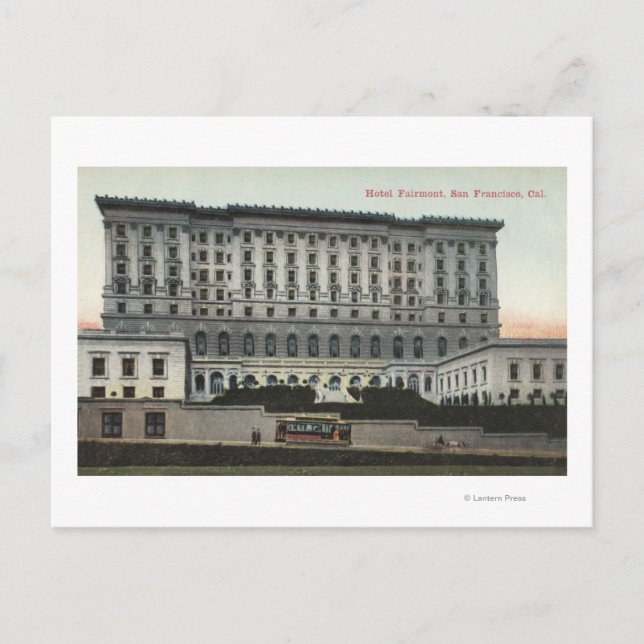 Vy över Fairmont Hotel Vykort (Framsida)