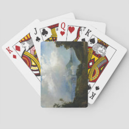 Vy över Fairmount Vatten Works (Philadelphia, PA) Casinokort