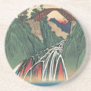 Vy över floden Ina, Nojiri av Hiroshige Underlägg Sandsten
