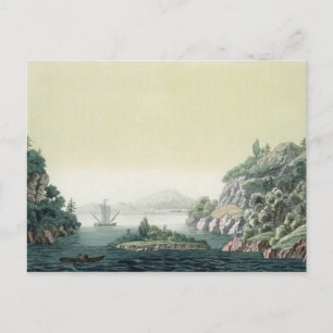 Vy över floden Potomac nära berget Vernon (colou) Vykort