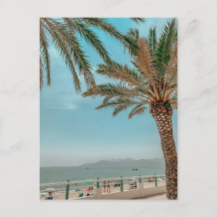 Vy över Fransken Riviera i Cannes Frankrike Postca Vykort