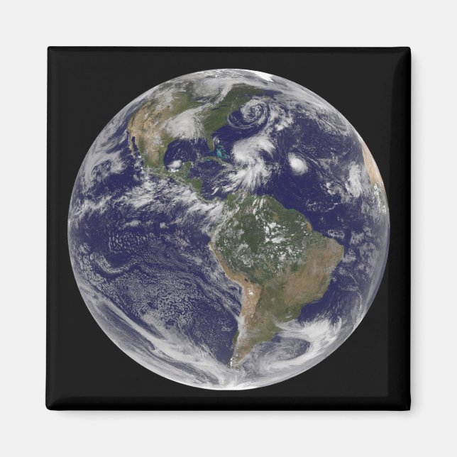 Vy över fullt och fyra stormsystem magnet (Framsidan)