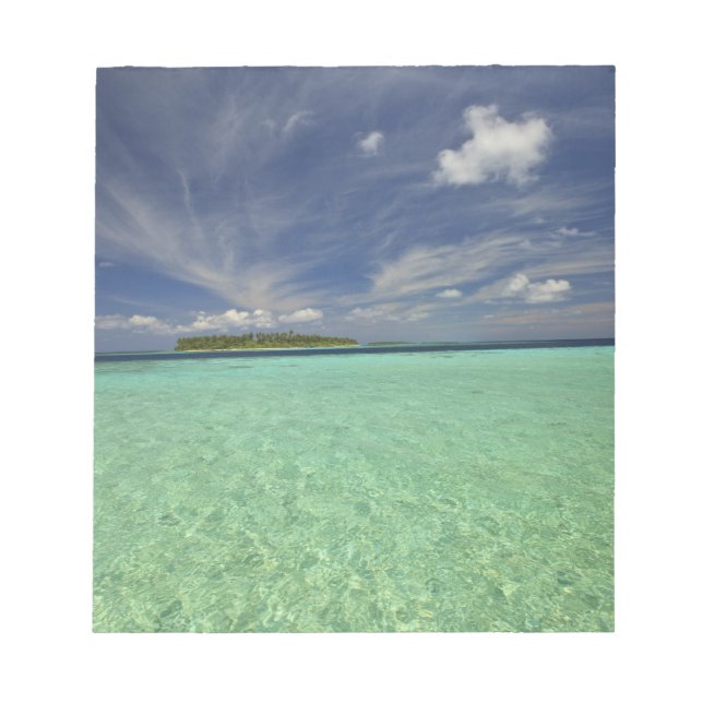 Vy över Funadoo-ön från Funadovilligilli 2 Anteckningsblock (Framsida)