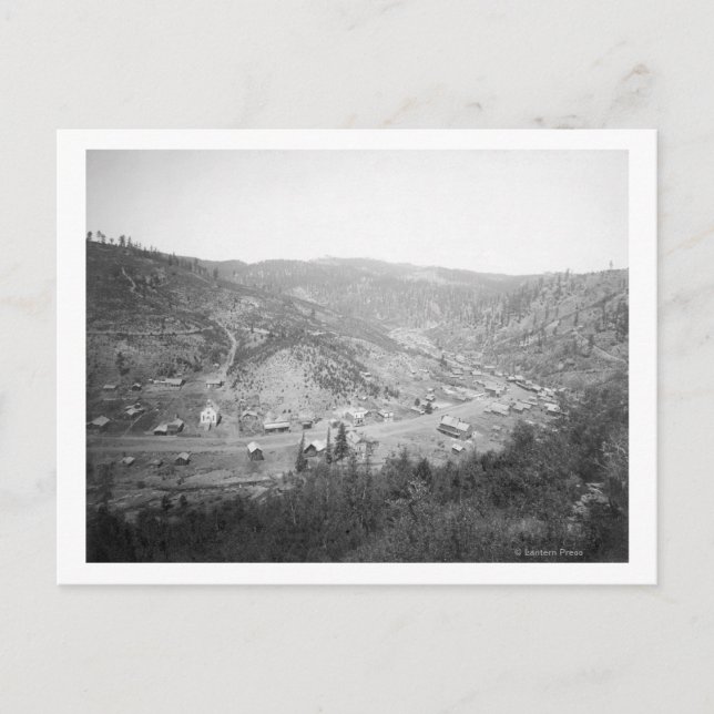 Vy över Galena, South Dakota Photograph Vykort (Framsida)