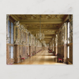 Vy över Galerie Francois I, 1528-40 Vykort