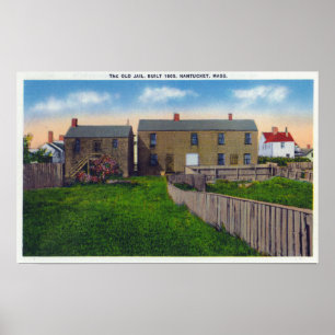 Vy över gammal jail poster