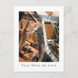 Vy över gatorna i Vila Nova de Gaia Vykort