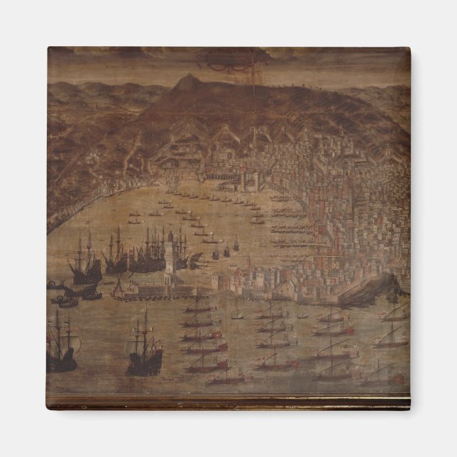 Vy över Genua Magnet (Framsidan)