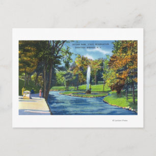 Vy över Geyser Park Vykort