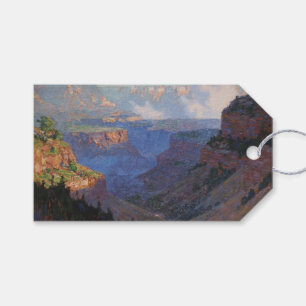 Vy över Grand Canyon (av E.H. Potthast) Presentetikett