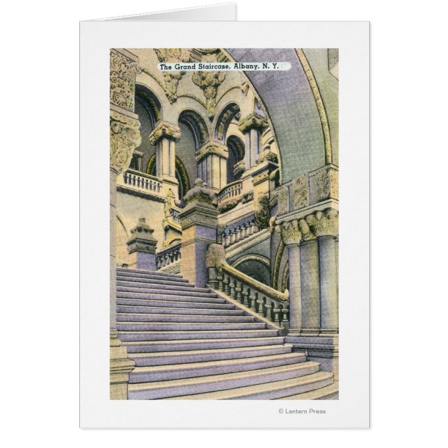 Vy över Grand Staircase Hälsningskort (Framsidan)