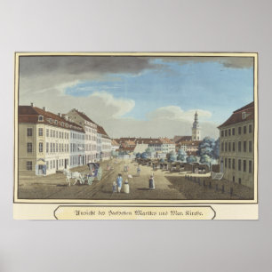 Vy över Hackescher Markt Poster