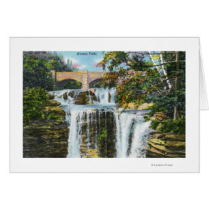 Vy över Haines Falls Hälsningskort