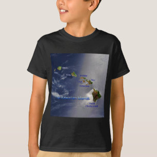 Vy över Hawaiianska öarna T-shirt