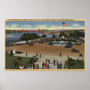 Vy över hedersregionens palats poster