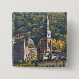 Vy över Heidelbergs gamla stad Knapp