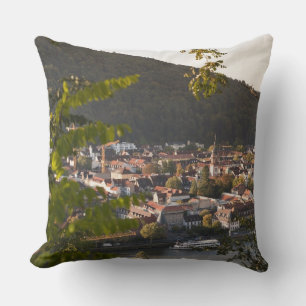 Vy över Heidelbergs gamla stad Kudde