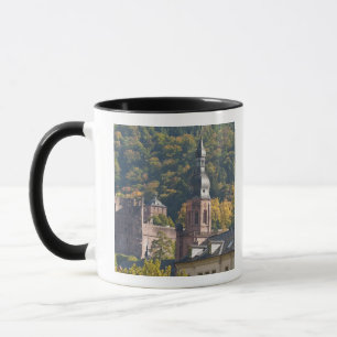 Vy över Heidelbergs gamla stad Mugg