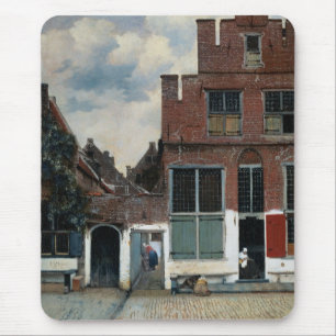 Vy över hus i Delft Musmatta