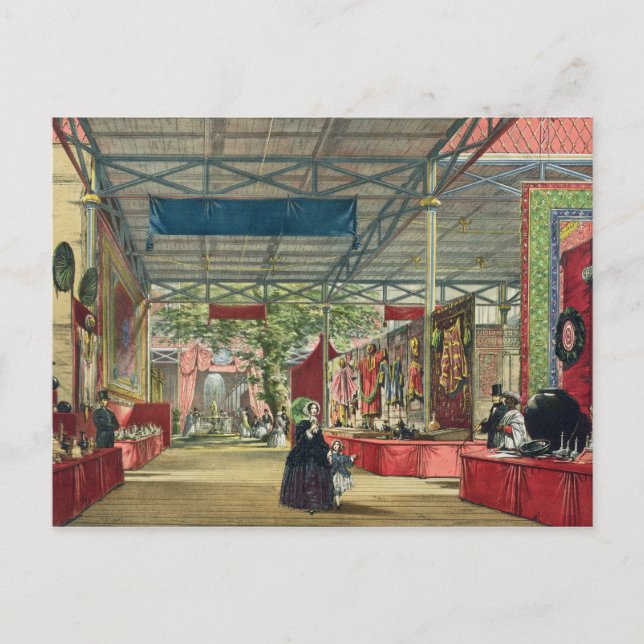 Vy över Indiendelen av den Underbara utställningen Vykort (Framsida)