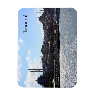 Vy över Istanbul Harbour Magnet