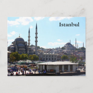 Vy över Istanbul Vykort
