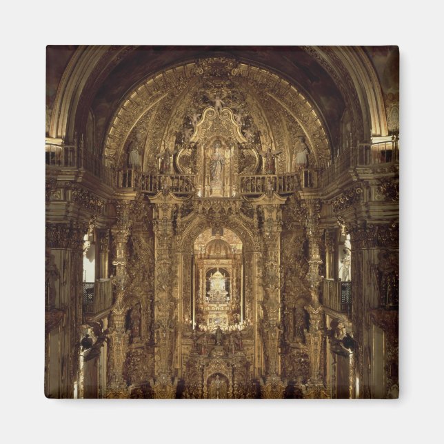 Vy över kapel och högaltare magnet (Framsidan)