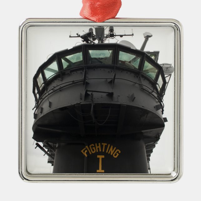 Vy över karosseristommens främre del julgransprydnad metall (Framsidan)