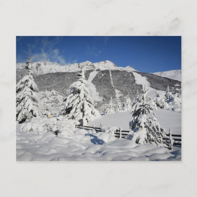 Vy över katedralhudsorten i Bariloche Vykort (Framsida)