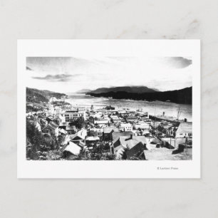 Vy över Ketchikan, Alaska tittar sydost Vykort