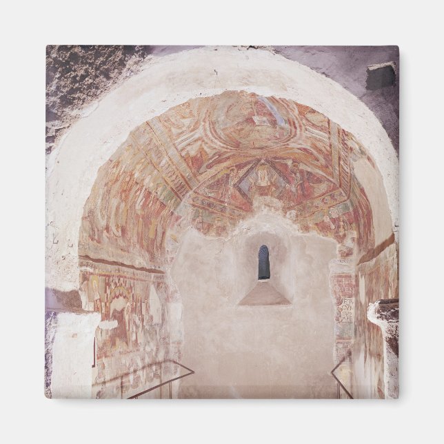 Vy över kören med frescoes magnet (Framsidan)