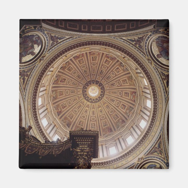 Vy över kupolens insida magnet (Framsidan)