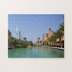 Vy över Madinat Jumeirah, Dubai Pussel