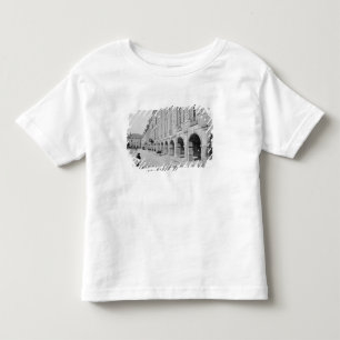 Vy över markaden Ställe des Vosges Tee Shirt