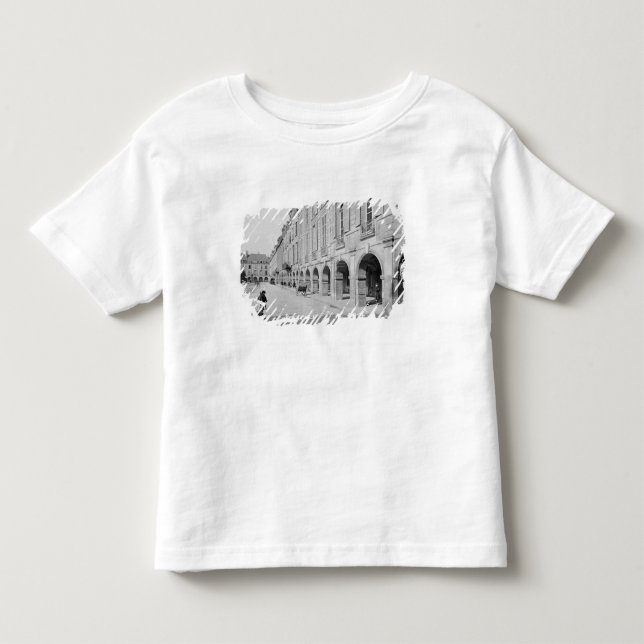 Vy över markaden Ställe des Vosges Tee Shirt (Framsida)