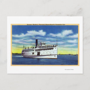Vy över Martha's Vineyard Steamer Vykort