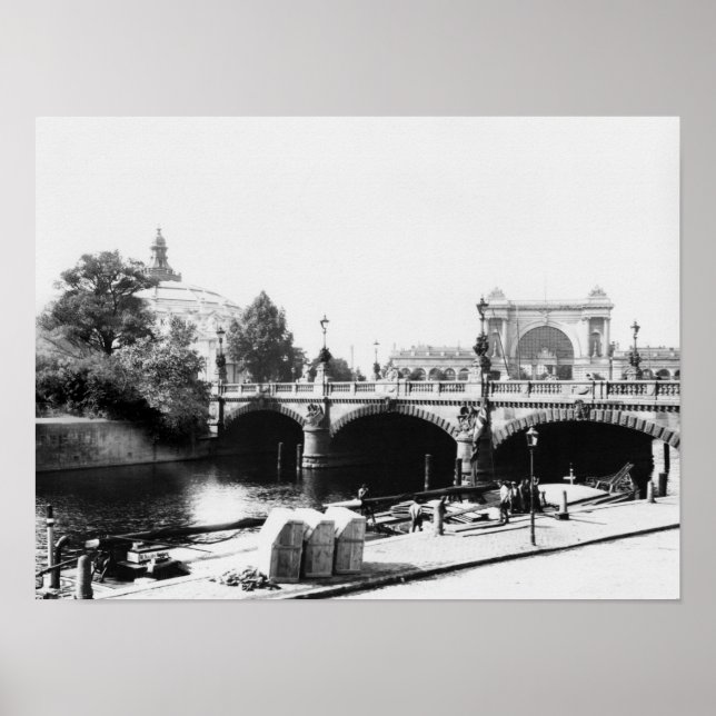 Vy över Moltke Bridge Poster (Framsidan)