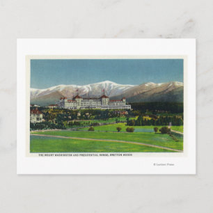 Vy över Mt Washington Hotel, presidentområde Vykort