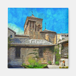 Vy över museet i El Greco i Toledo Magnet