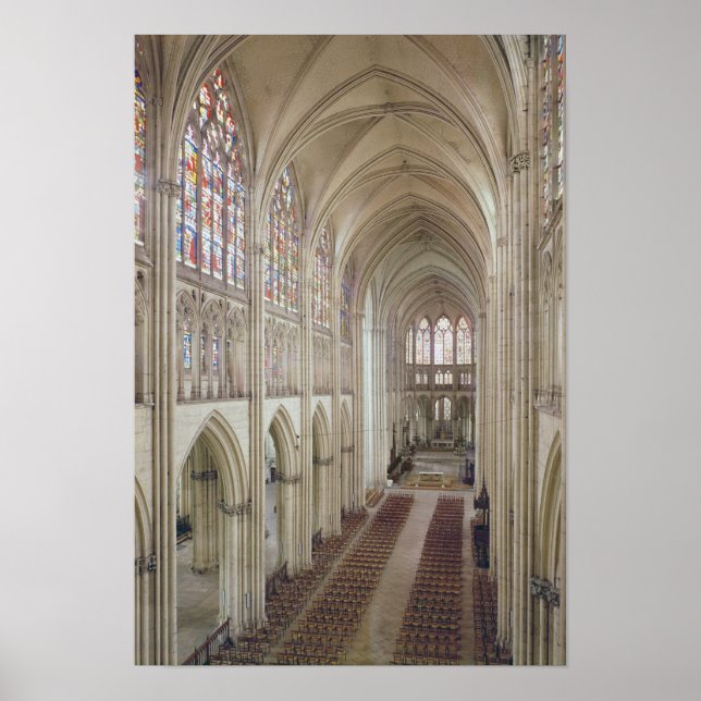 Vy över nave och choir poster (Framsidan)