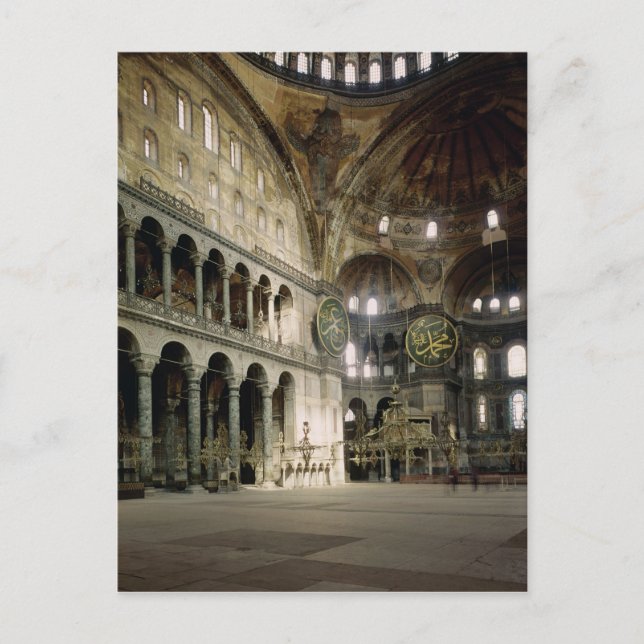 Vy över nave vykort (Framsida)