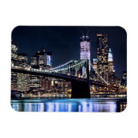 Vy över New Yorks Brooklyn-brons eftertanke
