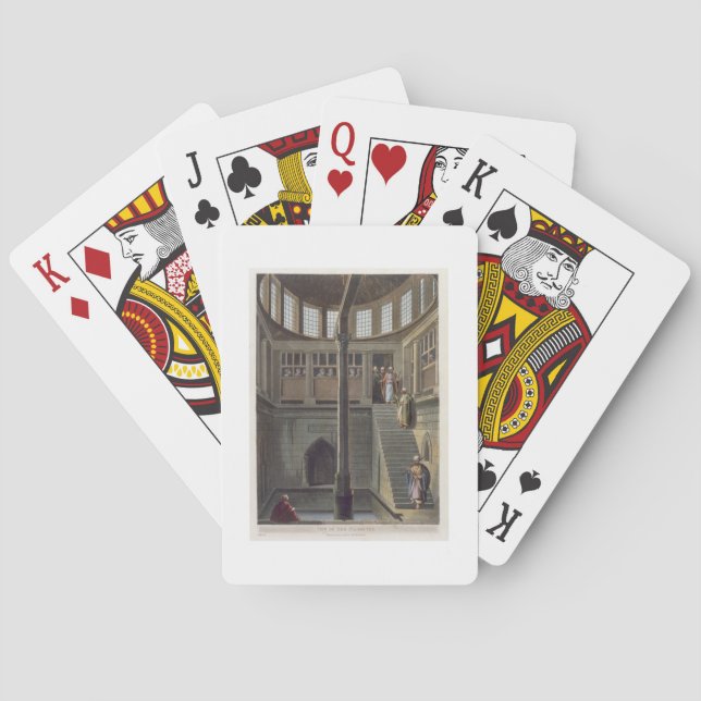 Vy över Nilometern, skylt 2 från "Egyptens syn" Casinokort (Baksidan)