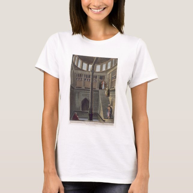 Vy över Nilometern, skylt 2 från "Egyptens syn" Tee Shirt (Framsida)