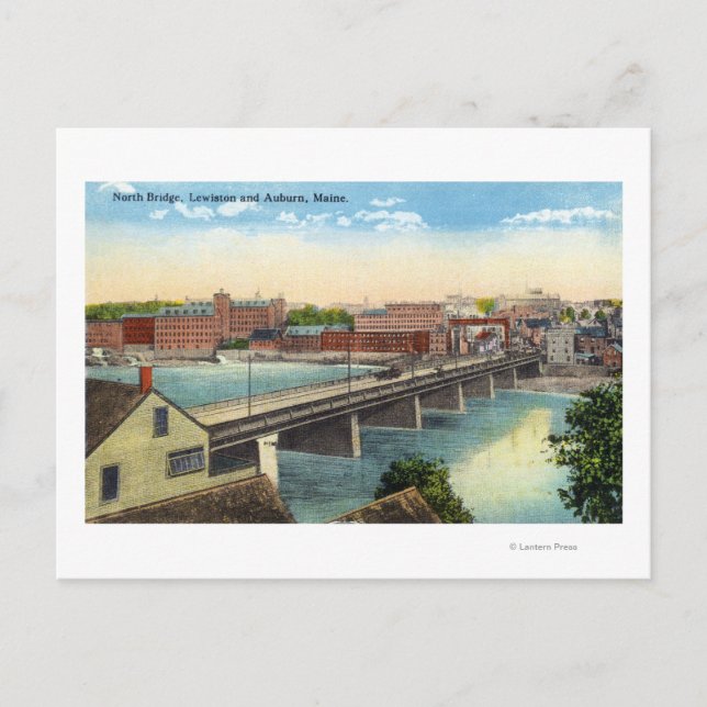 Vy över North Bridge Vykort (Framsida)