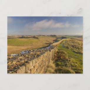 Vy över Northumberland från Hadrianus mur Vykort
