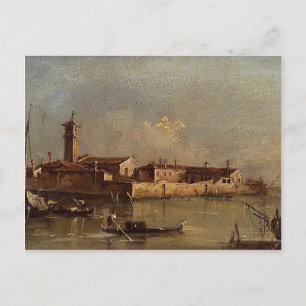 Vy över ön av Francesco Guardi Vykort