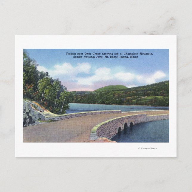 Vy över Otter Bäck Viaduct, Mt. Vykort (Framsida)